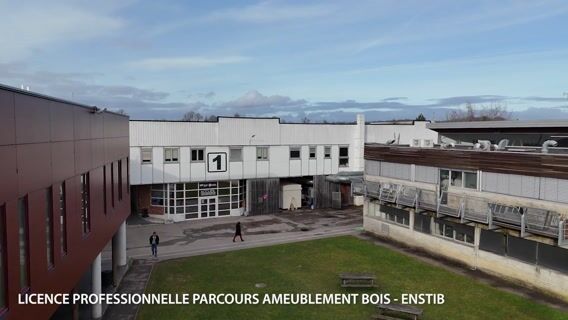 Une fille qui envoie du bois