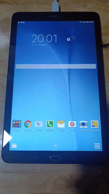 Samsung Galaxy Tab S màu Đen. Mua bán Máy tính bảng tại Quận 3 Tp Hồ Chí Minh được đăng bởi Huệ  hình 1