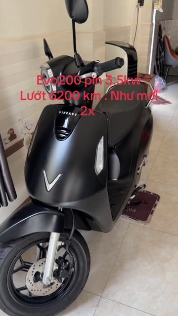 Xe máy điện VinFast Evo200 Đen . BSTP HCM . 6200 k. Mua bán Xe máy tại Huyện Hóc Môn Tp Hồ Chí Minh được đăng bởi Vũ hình 1