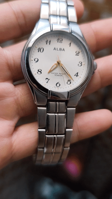 Đồng hồ ALBA Unisex Bạc Kim loại 35. Mua bán Đồng hồ tại Quận Tân Phú Tp Hồ Chí Minh được đăng bởi Ngoc anh hình 1