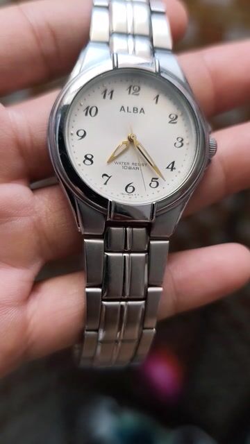 Đồng hồ ALBA Unisex Bạc Kim loại 35. Mua bán Đồng hồ tại Quận Tân Phú Tp Hồ Chí Minh được đăng bởi Ngoc anh hình 1