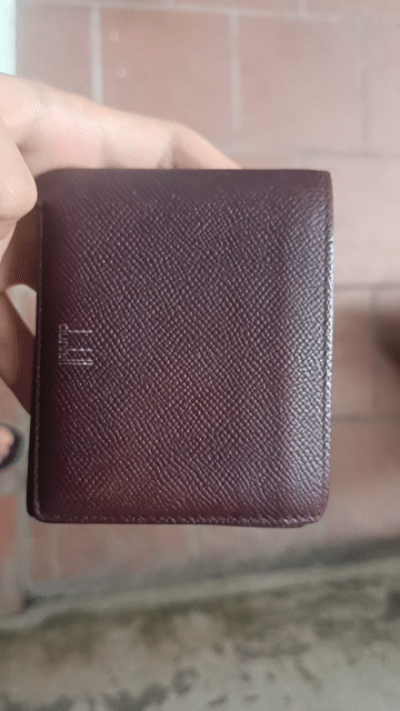 Ví da Dunhill Nam Da Nâu đỏ. Mua bán Túi xách tại Quận Ba Đình Hà Nội được đăng bởi Thành Lê hình 1