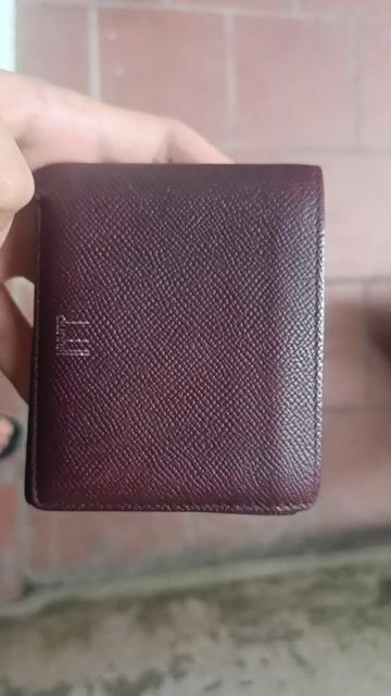 Ví da Dunhill Nam Da Nâu đỏ. Mua bán Túi xách tại Quận Ba Đình Hà Nội được đăng bởi Thành Lê hình 1