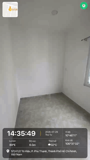 Cho thuê Phòng trọ Quận Tân Phú Tp Hồ Chí Minh diện tích 16 m² giá 2,5 triệu/tháng