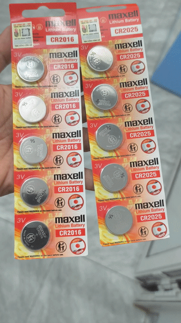 Pin đồng hồ Nhật  CR2016, CR2025 nhập khẩu có tem. Mua bán Đồ chuyên dụng, Giống nuôi trồng tại Thành phố Huế Thừa Thiên Huế được đăng bởi Shop LucyHoang hình 1