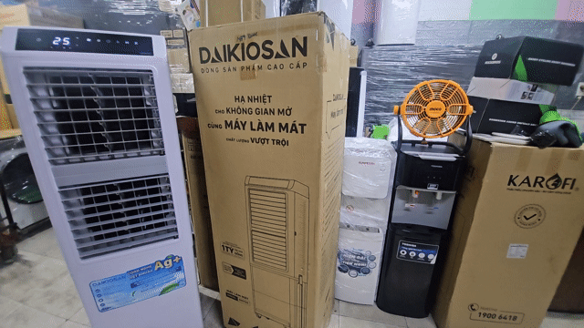 Quạt điều hòa tháp 300w,45 lít DAIKIOSAN DM104 Mới. Mua bán Quạt tại Quận Phú Nhuận Tp Hồ Chí Minh được đăng bởi MINH VY hình 1