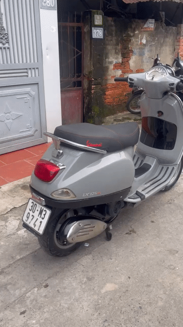 Piaggio Vespa Xám xe đẹp như mới. Mua bán Xe máy tại Quận Nam Từ Liêm Hà Nội được đăng bởi An Nhiên Nguyễn hình 1