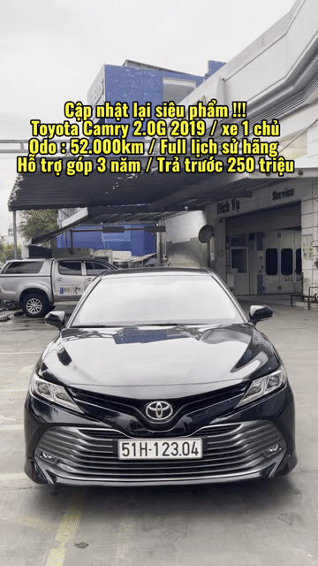 Toyota Camry 2.0G 2019 / 1 chủ từ mới. Mua bán Ô tô tại Quận Tân Phú Tp Hồ Chí Minh được đăng bởi Lê Tấn Dũ hình 1