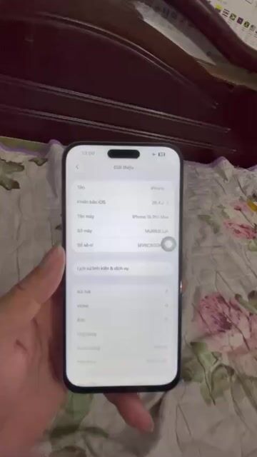 Apple iPhone 15 Pro Max 256GB Titan bạc LL/A. Mua bán Điện thoại tại Quận Ba Đình Hà Nội được đăng bởi Mr Cung hình 1