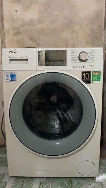 Máy giặt Aqua AQD-D850E 8.5kg cửa trước. Mua bán Máy giặt tại Thành phố Rạch Giá Kiên Giang được đăng bởi Trí Dĩ hình 1