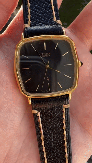 Đồng hồ Citizen Quartz Đen Vàng. Mua bán Đồng hồ tại Thành phố Bảo Lộc Lâm Đồng được đăng bởi Nguyễn Nghĩa hình 1