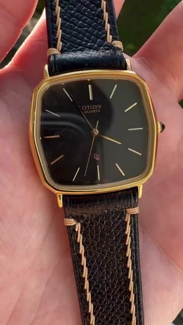 Đồng hồ Citizen Quartz Đen Vàng. Mua bán Đồng hồ tại Thành phố Bảo Lộc Lâm Đồng được đăng bởi Nguyễn Nghĩa hình 1