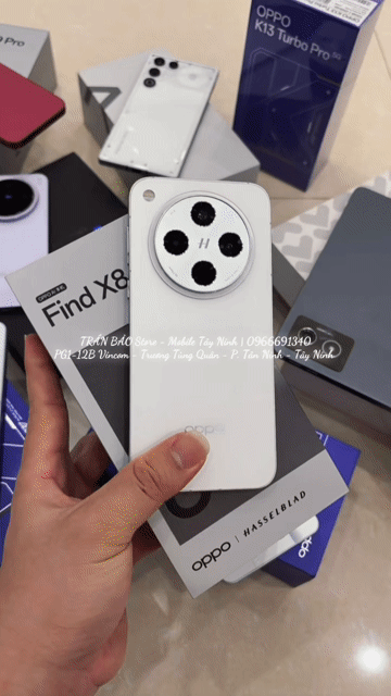 OPPO Find X8 5G 256Gb Fullbox - Bán Trả Góp. Mua bán Điện thoại tại Thành phố Tây Ninh Tây Ninh được đăng bởi Trần Bảo Store Mobile Tây Ninh hình 1