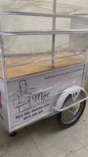 Xe đẩy bán hàng trà sữa , cà phê lưu động. Mua bán Đồ chuyên dụng, Giống nuôi trồng tại Quận Thanh Xuân Hà Nội được đăng bởi Hong Nhung hình 1