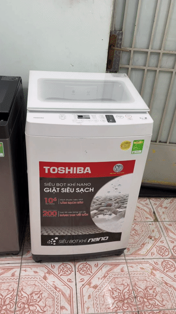 Thanh lý máy giặt Toshiba 9kg chạy tốt. Mua bán Máy giặt tại Quận Gò Vấp Tp Hồ Chí Minh được đăng bởi Quí Vũ Official hình 1