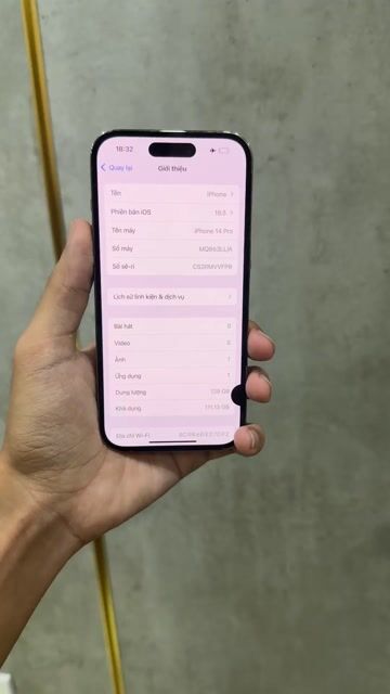Apple iPhone 14 Pro 128GB Vàng Chấm mực. Mua bán Điện thoại tại Quận 12 Tp Hồ Chí Minh được đăng bởi Sang Mobile hình 1
