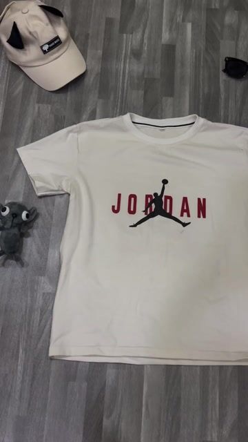 Áo thun Jordan nam màu trắng. Mua bán Quần áo tại Huyện Củ Chi Tp Hồ Chí Minh được đăng bởi Pass tùm lum tá lả  hình 1