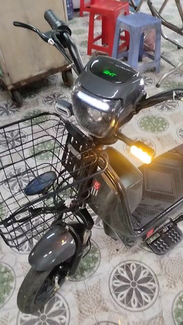 Xe đạp điện mini đẹp mới lướt. Mua bán Xe điện tại Quận 7 Tp Hồ Chí Minh được đăng bởi Xe điện Tân Mỹ  hình 1