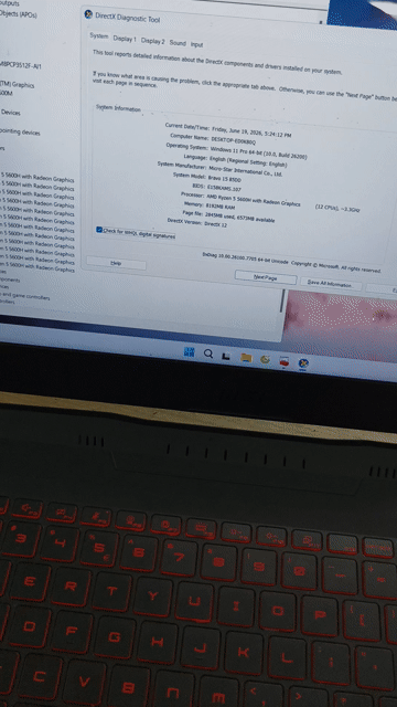 MSI Bravo 15 B5DD Ryzen 5 5600H 8GB/512GB. Mua bán Laptop tại Quận Đống Đa Hà Nội được đăng bởi tshop tây sơn hình 1