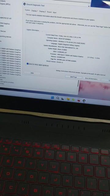 MSI Bravo 15 B5DD Ryzen 5 5600H 8GB/512GB. Mua bán Laptop tại Quận Đống Đa Hà Nội được đăng bởi tshop tây sơn hình 1