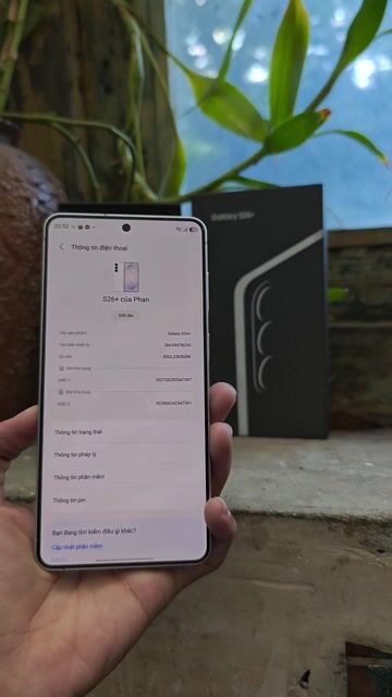 Samsung S26 Plus Trắng SSVN Fullbox Máy Đẹp Có GL. Mua bán Điện thoại tại Quận 3 Tp Hồ Chí Minh được đăng bởi Minh Phạm hình 1