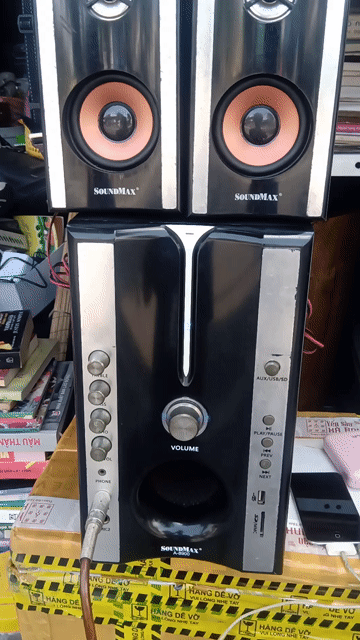 Hệ thống loa Soundmax A-8900 Đen. Mua bán Tivi, Âm thanh tại Quận Tân Phú Tp Hồ Chí Minh được đăng bởi Tiệm Sách Cũ Hoàng Lộc hình 1