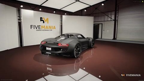 FIVEM Porsche 918 Spyder | Realistic Sports Car [Badged] Add-On | Detailed Interior & Exterior | Custom Wheels | Working Lights | Add-On | Optimized | Fivem Ready | High Quality — video preview