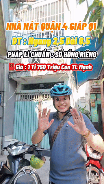Mua bán Nhà ở Quận 4 Tp Hồ Chí Minh giá 1,75 tỷ
