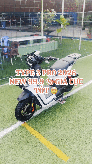 XE ĐIỆN TYPE 3 PRO CHÍNH HÃNG 2026 NEW 99.99% ĐẸP. Mua bán Xe máy tại Huyện Chợ Mới An Giang được đăng bởi XE MÁY THIỆN PHÁT AN GIANG hình 1