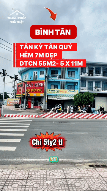 Mua bán Đất Quận Bình Tân Tp Hồ Chí Minh diện tích 55 m² giá 5,2 tỷ