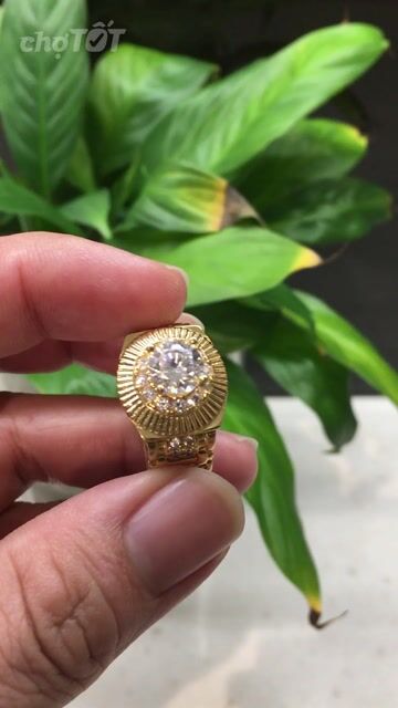 Nhẫn Nam Đồng mạ 18K Đá Mỹ. Mua bán Phụ kiện thời trang khác tại Quận Bình Tân Tp Hồ Chí Minh được đăng bởi Đồ xi nhật  hình 1