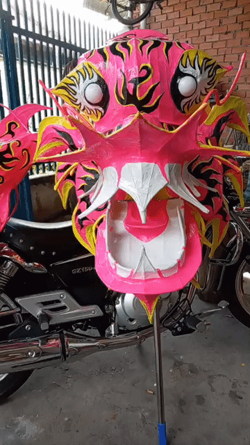 Đầu rồng thủ công Handmade Hồng Và. Mua bán Sở thích khác tại Thành phố Thủ Dầu Một Bình Dương được đăng bởi Nguyễn Minh Thắng hình 1