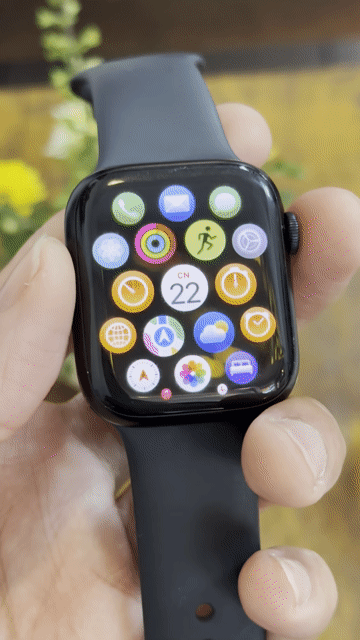 Apple Watch Series 7 45mm Midnight Pin 100%. Mua bán Thiết bị đeo thông minh tại Quận Sơn Trà Đà Nẵng được đăng bởi Anh Apple Chính Hãng hình 1