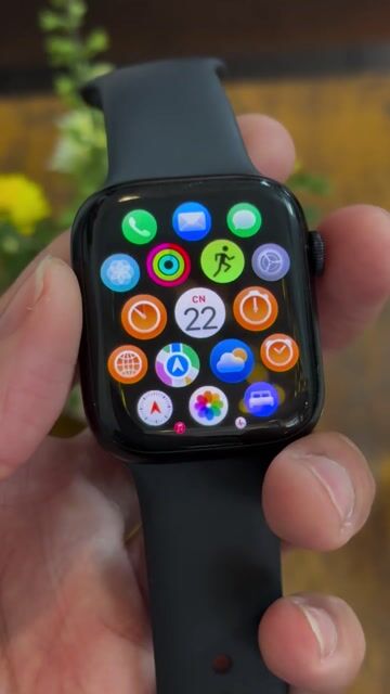 Apple Watch Series 7 45mm Midnight. Mua bán Thiết bị đeo thông minh tại Quận Sơn Trà Đà Nẵng được đăng bởi Anh Apple Chính Hãng hình 1