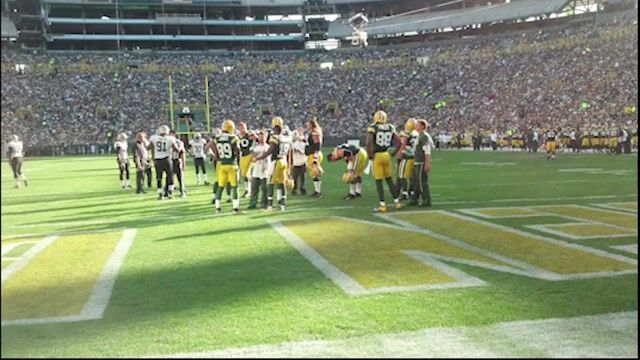 Green Bay Sidelines — 2012