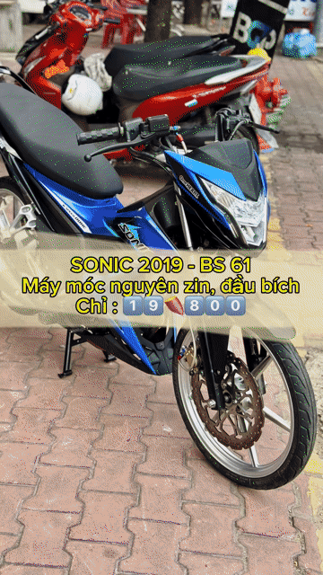 [GÓP DC GIỮ CAVET] Sonic 2019 Xanh đen - BS 61. Mua bán Xe máy tại Quận 12 Tp Hồ Chí Minh được đăng bởi Bùi văn hiếu hình 1