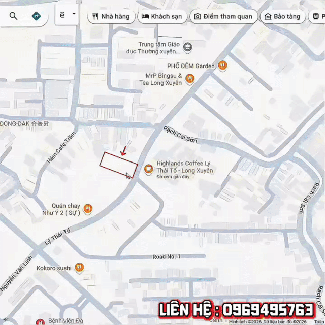 Cho thuê Văn phòng, Mặt bằng kinh doanh Thành phố Long Xuyên An Giang diện tích 600 m² giá 1,23 triệu/tháng