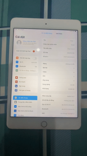 Apple iPad mini Xám. Mua bán Máy tính bảng tại Huyện Châu Thành Trà Vinh được đăng bởi Lê Anh Khoa hình 1
