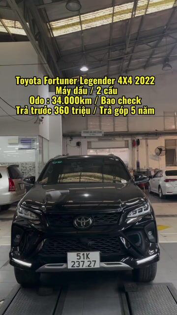 Toyota Fortuner Legender 4x4 2022 / 2 Cầu. Mua bán Ô tô tại Quận Tân Phú Tp Hồ Chí Minh được đăng bởi Lê Tấn Dũ hình 1