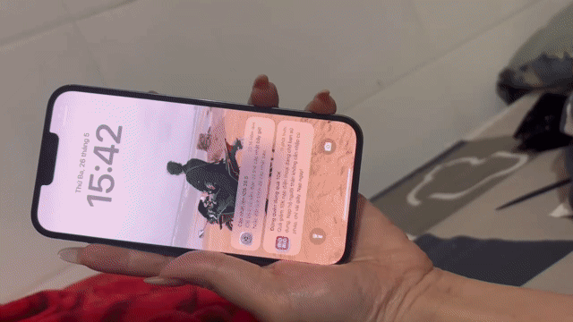 iPhone 13 Pro Max 128GB Xám Nứt kính. Mua bán Điện thoại tại Huyện Quỳ Châu Nghệ An được đăng bởi N T H hình 1