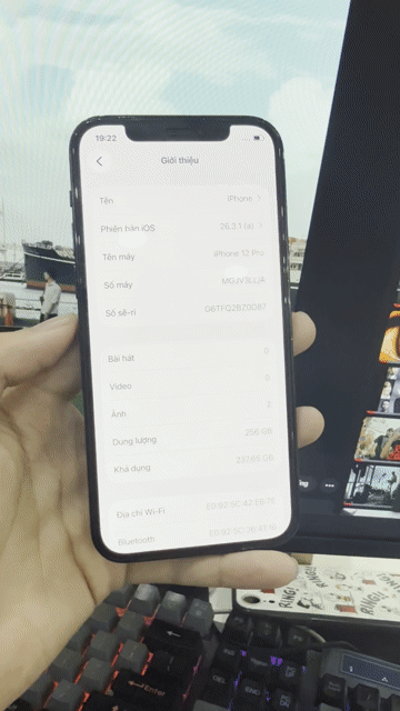 iPhone 12 Pro 256GB Xanh. Mua bán Điện thoại tại Thành phố Long Xuyên An Giang được đăng bởi NND hình 1