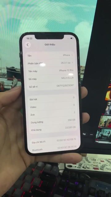 iPhone 12 Pro 256GB Xanh. Mua bán Điện thoại tại Thành phố Long Xuyên An Giang được đăng bởi NND hình 1
