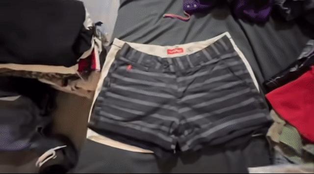 Quần short nữ kẻ sọc đen xám size M đã dùng. Mua bán Quần áo tại Huyện Thường Tín Hà Nội được đăng bởi pass đồ hình 1