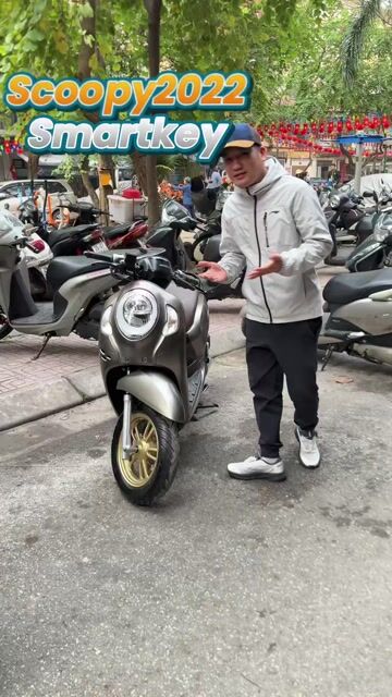 Honda Scoopy 2022 Nâu nhám smartkey 29F1. Mua bán Xe máy tại Quận Ba Đình Hà Nội được đăng bởi Xe Máy Nam Thi hình 1