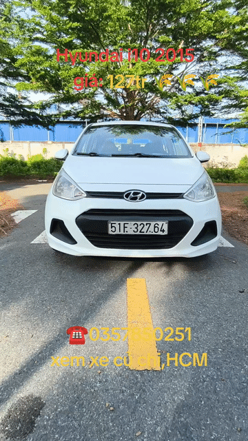 Hyundai i10 2015 Trắng. Mua bán Ô tô tại Huyện Củ Chi Tp Hồ Chí Minh được đăng bởi Thành Vững hình 1