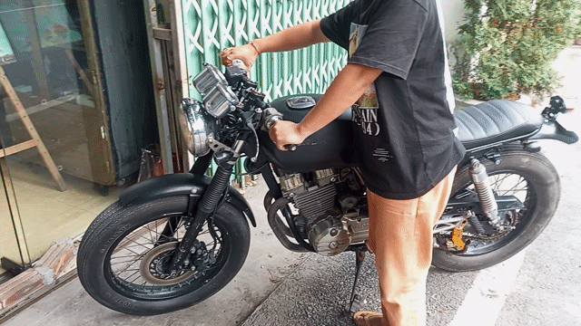 Honda GB250 Đen. Mua bán Xe máy tại Huyện Đan Phượng Hà Nội được đăng bởi Hoàng Quốc Tín hình 1