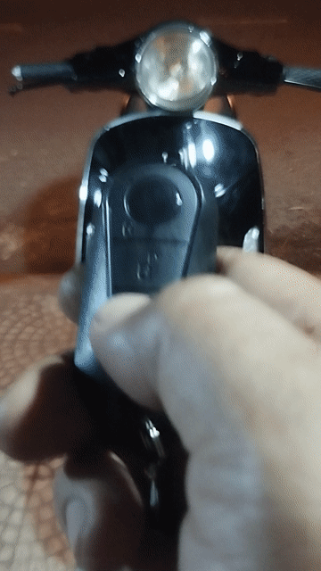 Xe điện Vespa Đen 5 bình lớn Chống trộm. Mua bán Xe máy tại Quận Liên Chiểu Đà Nẵng được đăng bởi cá nhân hình 1