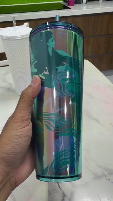 Ly giữ nhiệt Starbucks 710ml Nhựa Xanh Tím Mới. Mua bán Dụng cụ nhà bếp tại Quận Bình Thạnh Tp Hồ Chí Minh được đăng bởi Duy Quang hình 1