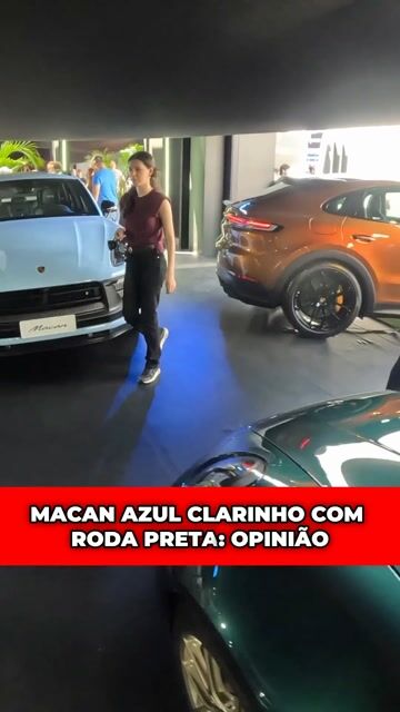 MACAN AZUL CLARINHO COM RODA PRETA: OPINIÃO