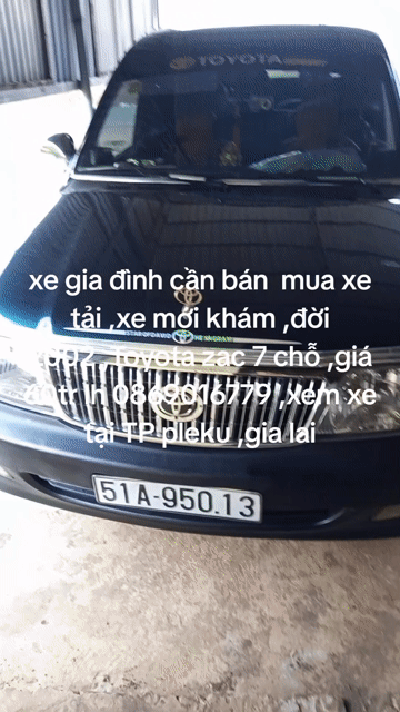 Toyota Zace 2002 Xanh. Mua bán Ô tô tại Thành phố Pleiku Gia Lai được đăng bởi Phạm Vinh hình 1